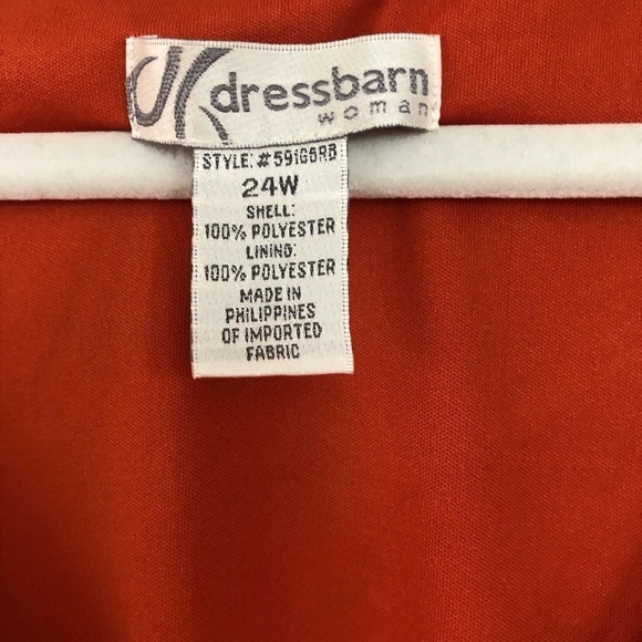 Dressbarn Woman Patterned Maxi Dress size 24W - Picture 7 of 9